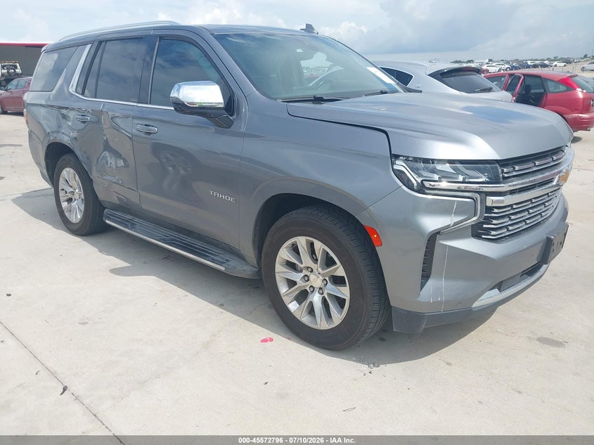 2021 Chevrolet Tahoe VIN 1GNSCSKD9MR393484 — IAAI salvage auction photo