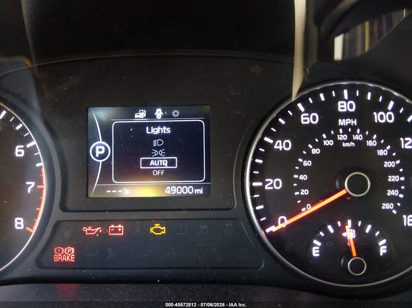 2016 Kia Optima VIN 5XXGT4L38GG051368 IAAI salvage auction — NORMAL WEAR, Salvage Title, sold $1,575 on 2026-07-17 (photo 7)