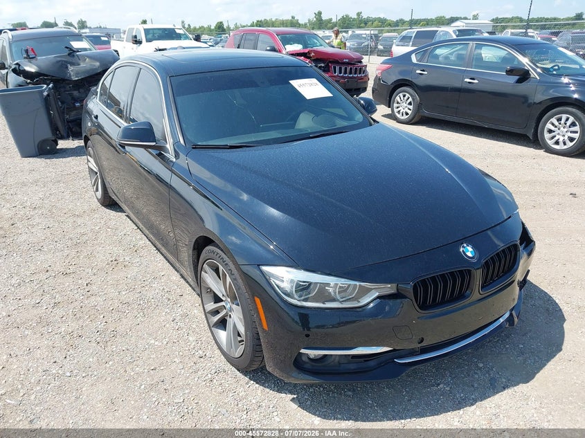 2016 BMW 3er VIN WBA8E3G54GNU05439 IAAI salvage auction — LEFT FRONT, Salvage (Illinois), sold $2,900 on 2026-08-19 (photo 1)