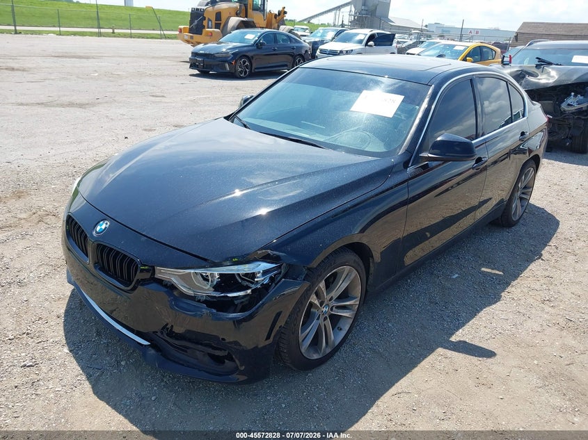 2016 BMW 3er VIN WBA8E3G54GNU05439 IAAI salvage auction — LEFT FRONT, Salvage (Illinois), sold $2,900 on 2026-08-19 (photo 2)