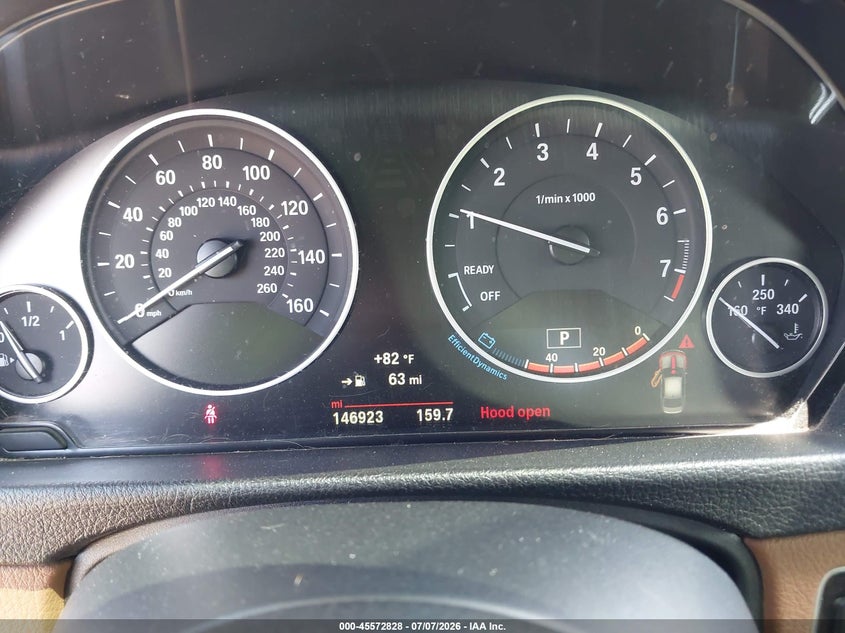 2016 BMW 3er VIN WBA8E3G54GNU05439 IAAI salvage auction — LEFT FRONT, Salvage (Illinois), sold $2,900 on 2026-08-19 (photo 7)