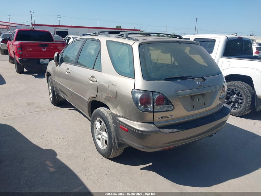 2003 Lexus Rx 300 VIN JTJGF10U530157823 IAAI salvage auction — NORMAL WEAR, Original (Texas), sold $475 on 2026-07-29 (photo 3)