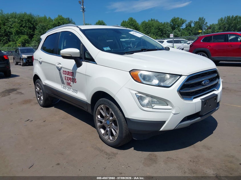 2018 Ford Ecosport VIN MAJ6P1WL6JC178840 IAAI salvage auction — NORMAL WEAR, Clear (Massachusetts), sold $1,750 on 2026-07-16 (photo 1)
