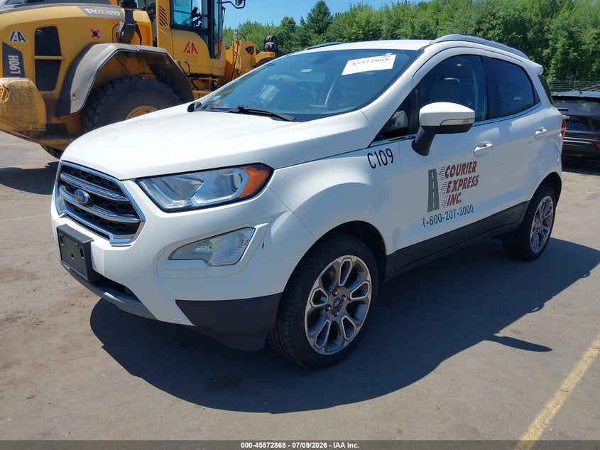 2018 Ford Ecosport VIN MAJ6P1WL6JC178840 IAAI salvage auction — NORMAL WEAR, Clear (Massachusetts), sold $1,750 on 2026-07-16 (photo 2)