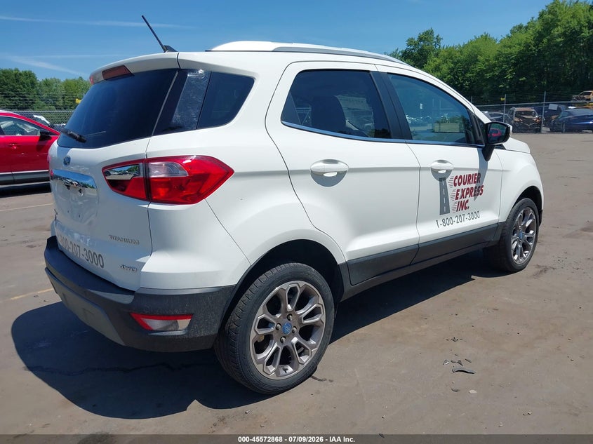2018 Ford Ecosport VIN MAJ6P1WL6JC178840 IAAI salvage auction — NORMAL WEAR, Clear (Massachusetts), sold $1,750 on 2026-07-16 (photo 4)
