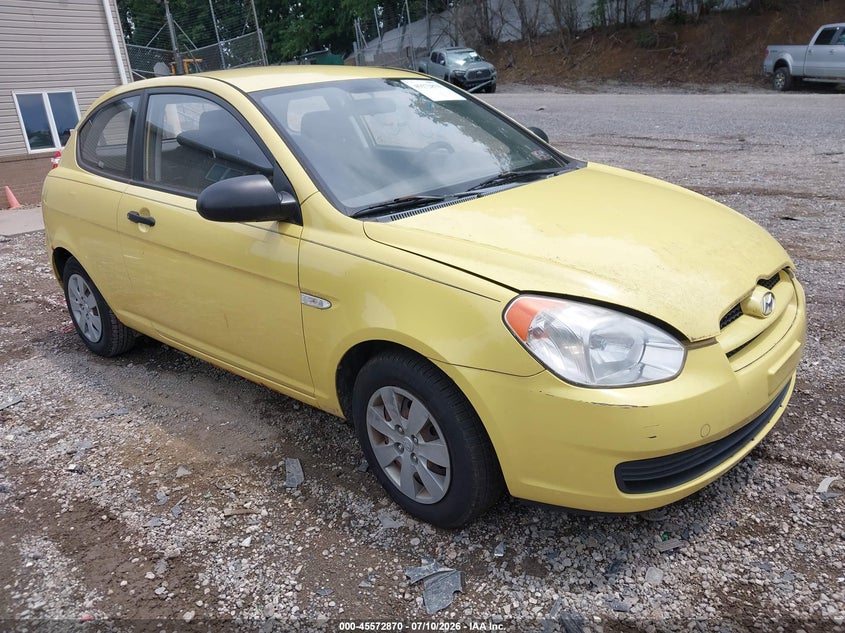 2008 Hyundai Accent VIN KMHCM36CX8U078452 IAAI salvage auction — NORMAL WEAR, Clear (Pennsylvania), sold $25 on 2026-07-21 (photo 1)