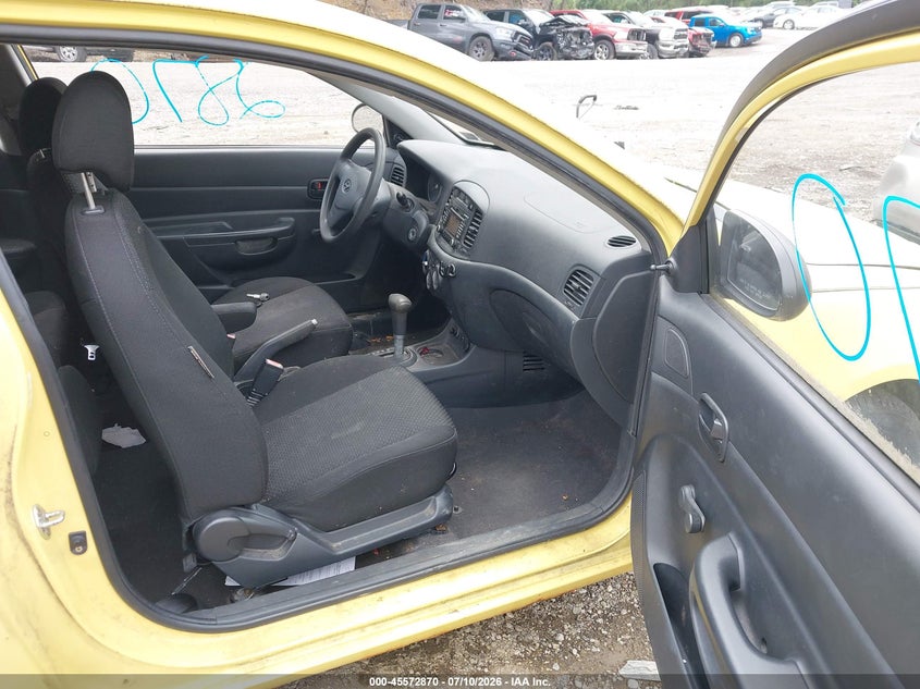 2008 Hyundai Accent VIN KMHCM36CX8U078452 IAAI salvage auction — NORMAL WEAR, Clear (Pennsylvania), sold $25 on 2026-07-21 (photo 5)