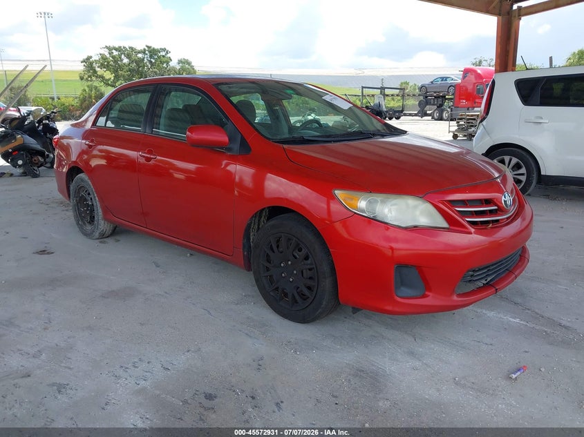 2013 Toyota Corolla VIN 5YFBU4EE6DP094180 IAAI salvage auction — NORMAL WEAR, Clear (Florida), sold $675 on 2026-07-28 (photo 1)