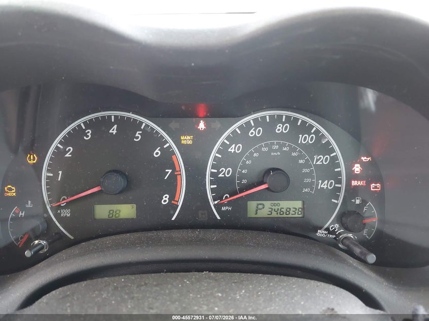 2013 Toyota Corolla VIN 5YFBU4EE6DP094180 IAAI salvage auction — NORMAL WEAR, Clear (Florida), sold $675 on 2026-07-28 (photo 7)