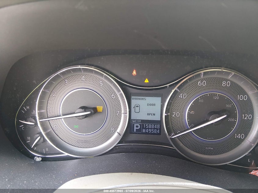 2012 Infiniti Qx56 VIN JN8AZ2NE7C9022947 IAAI salvage auction — VANDALISM, Wait Title, sold $1,100 on 2026-08-23 (photo 7)