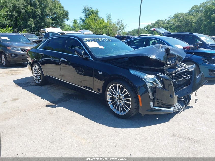 2017 Cadillac Ct6 VIN 1G6KF5RS9HU1H9358 IAAI salvage auction — FRONT END, Wait Title, sold $1,350 on 2026-08-21 (photo 1)