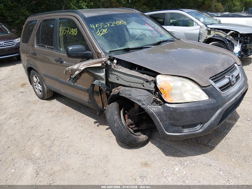 2002 Honda Cr-v VIN JHLRD78842C015880 IAAI salvage auction — NORMAL WEAR, Clear (Indiana), sold $375 on 2026-07-29 (photo 1)
