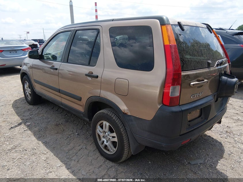 2002 Honda Cr-v VIN JHLRD78842C015880 IAAI salvage auction — NORMAL WEAR, Clear (Indiana), sold $375 on 2026-07-29 (photo 3)