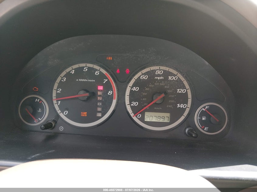 2002 Honda Cr-v VIN JHLRD78842C015880 IAAI salvage auction — NORMAL WEAR, Clear (Indiana), sold $375 on 2026-07-29 (photo 7)
