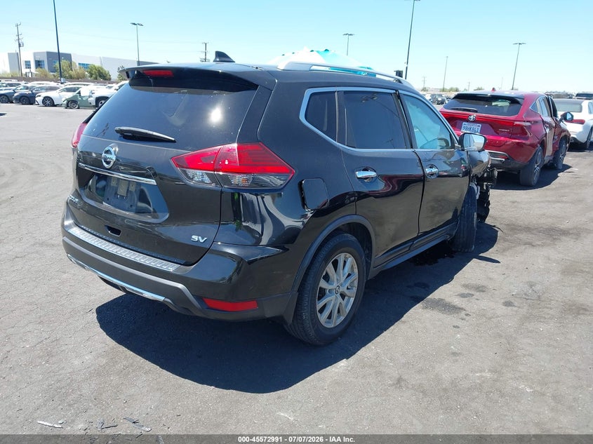 2017 Nissan Rogue VIN JN8AT2MT7HW390829 IAAI salvage auction — RIGHT FRONT, Salvage Title, sold $850 on 2026-07-31 (photo 4)