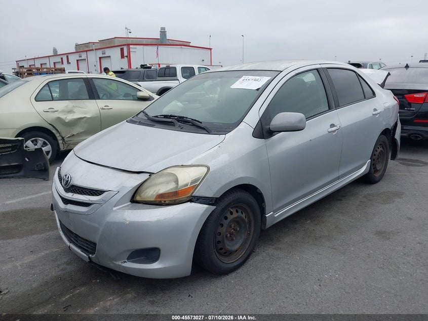 2008 Toyota Yaris VIN JTDBT923481249872 IAAI salvage auction — REAR END, Salvage (California), sold $800 on 2026-07-23 (photo 2)