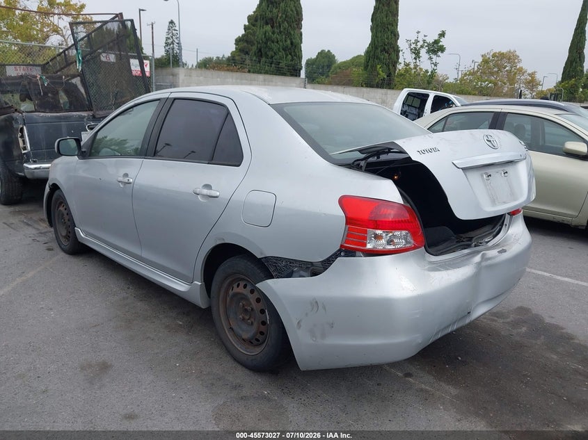 2008 Toyota Yaris VIN JTDBT923481249872 IAAI salvage auction — REAR END, Salvage (California), sold $800 on 2026-07-23 (photo 3)