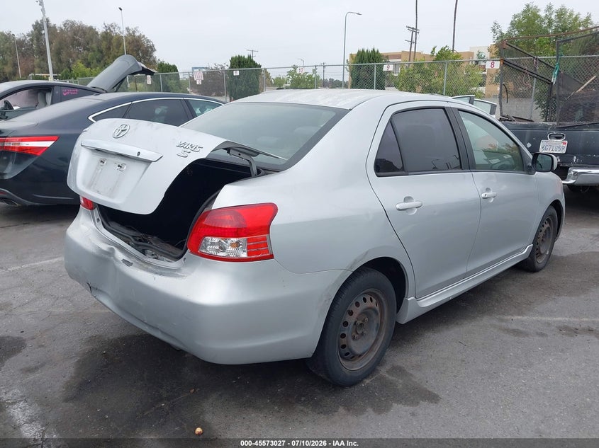 2008 Toyota Yaris VIN JTDBT923481249872 IAAI salvage auction — REAR END, Salvage (California), sold $800 on 2026-07-23 (photo 4)