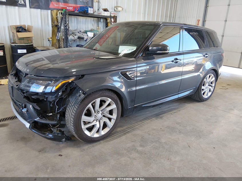 2019 Land rover Range rover sport VIN SALWR2RV7KA419110 IAAI salvage auction — FRONT END, Salvage Title, sold $6,900 on 2026-07-29 (photo 2)