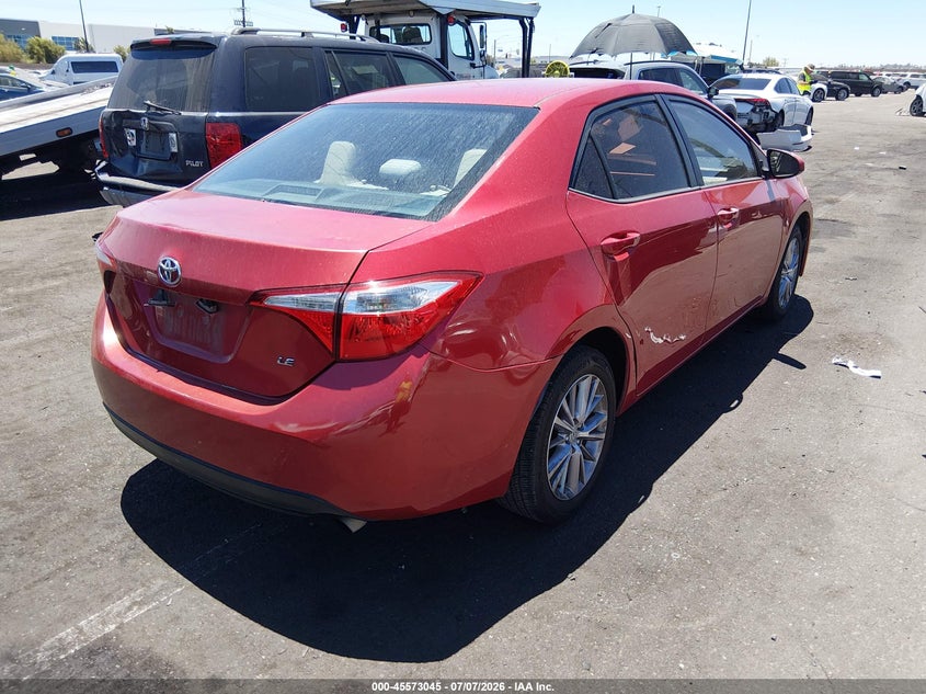 2015 Toyota Corolla VIN 5YFBURHE0FP185909 IAAI salvage auction — LEFT SIDE, Salvage Title, sold $1,650 on 2026-07-31 (photo 4)