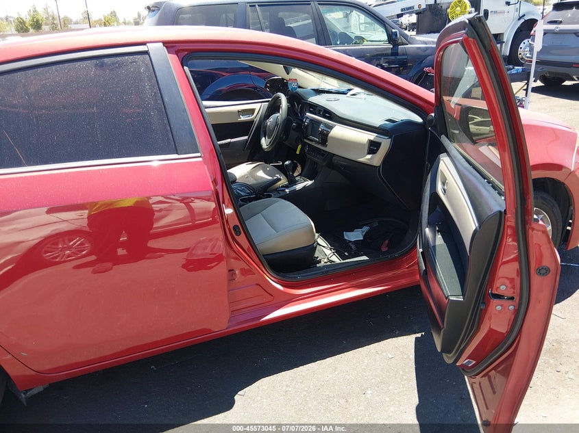 2015 Toyota Corolla VIN 5YFBURHE0FP185909 IAAI salvage auction — LEFT SIDE, Salvage Title, sold $1,650 on 2026-07-31 (photo 5)
