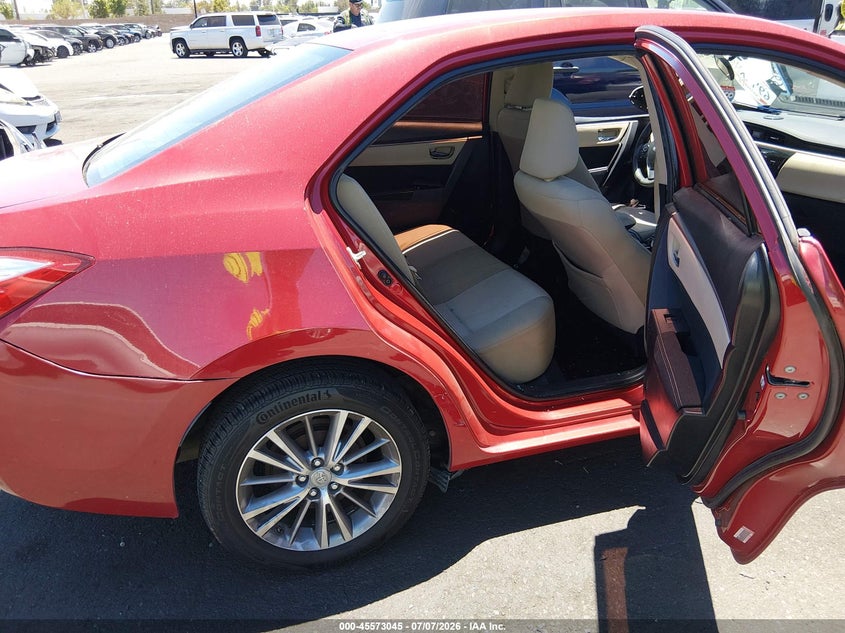 2015 Toyota Corolla VIN 5YFBURHE0FP185909 IAAI salvage auction — LEFT SIDE, Salvage Title, sold $1,650 on 2026-07-31 (photo 8)