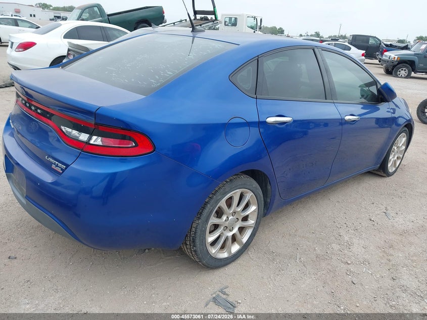 2014 Dodge Dart VIN 1C3CDFCB0ED695893 IAAI salvage auction — NORMAL WEAR, Salvage (Texas), sold $450 on 2026-09-15 (photo 4)