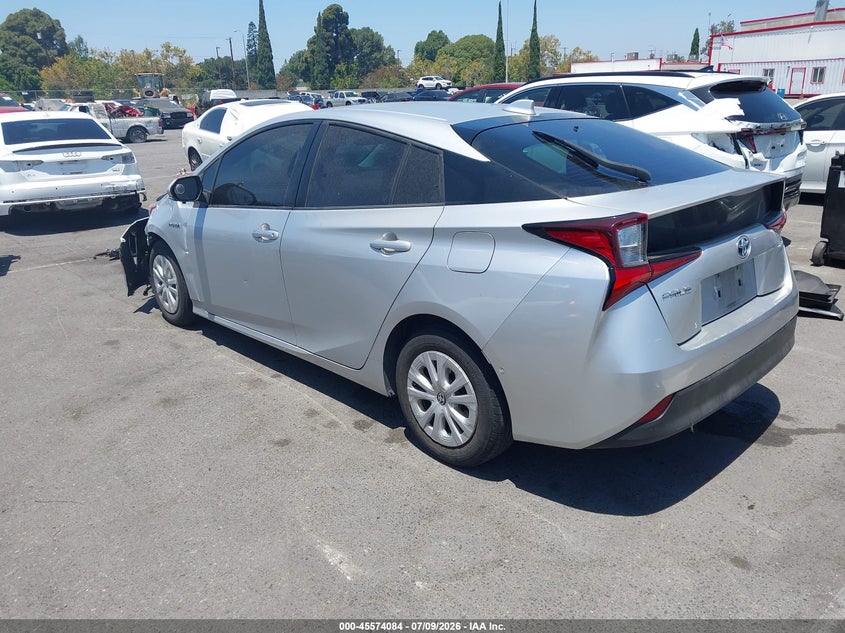 2020 Toyota Prius VIN JTDKARFUXL3123389 IAAI salvage auction — LEFT FRONT, Salvage (California), sold $3,550 on 2026-07-30 (photo 3)