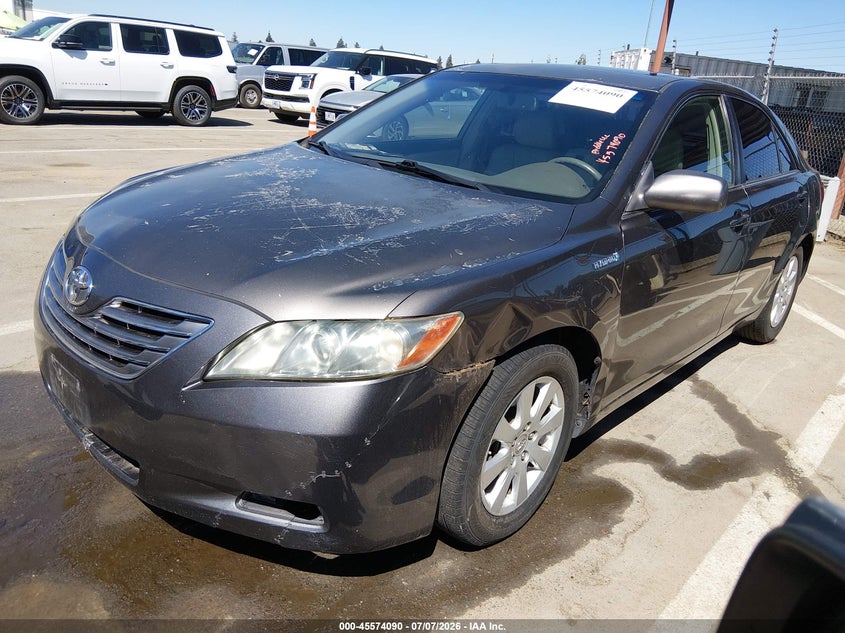 2007 Toyota Camry hybrid VIN JTNBB46K073007358 IAAI salvage auction — NORMAL WEAR, Clear - Dealer Only (California), sold $900 on 2026-07-28 (photo 2)