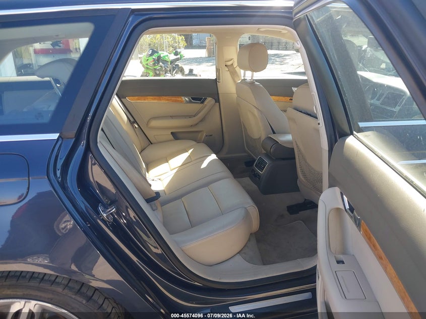 2010 Audi A6 VIN WAU4GAFB2AN046927 IAAI salvage auction — RIGHT FRONT, Salvage (California), sold $250 on 2026-07-29 (photo 8)