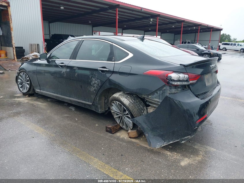 2017 Genesis G80 VIN KMHGN4JE7HU192924 IAAI salvage auction — FRONT END, Wait Title, sold $1,150 on 2026-09-03 (photo 3)