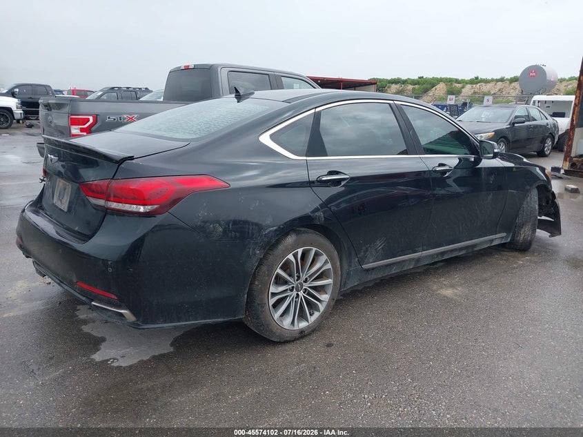 2017 Genesis G80 VIN KMHGN4JE7HU192924 IAAI salvage auction — FRONT END, Wait Title, sold $1,150 on 2026-09-03 (photo 4)