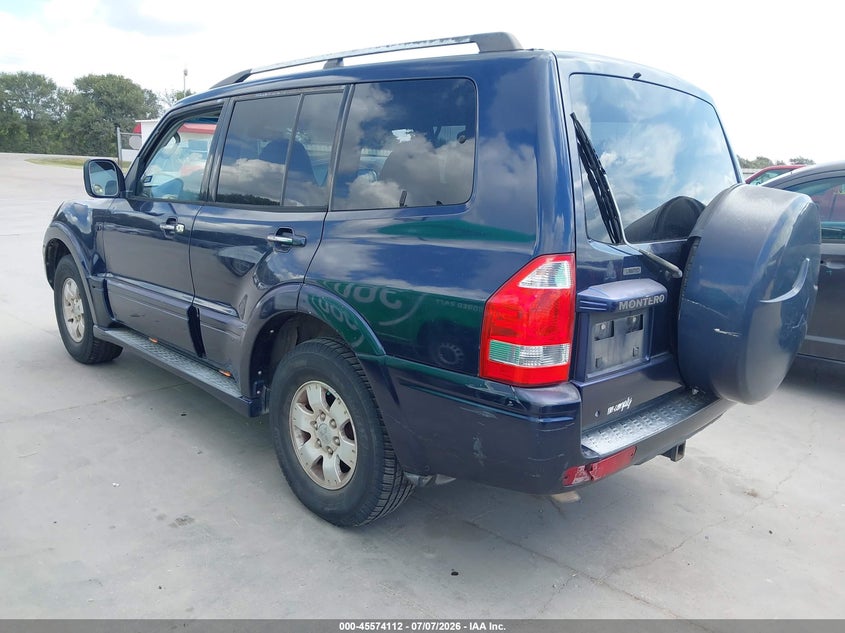 2003 Mitsubishi Montero VIN JA4NW51S23J023113 IAAI salvage auction — NORMAL WEAR, Original (Texas), sold $400 on 2026-07-21 (photo 3)