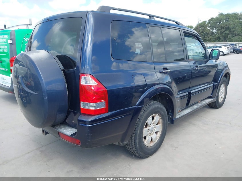 2003 Mitsubishi Montero VIN JA4NW51S23J023113 IAAI salvage auction — NORMAL WEAR, Original (Texas), sold $400 on 2026-07-21 (photo 4)