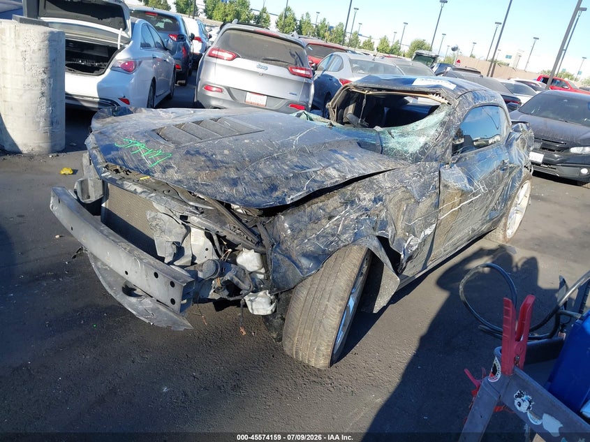 2015 Chevrolet Camaro VIN 2G1FJ1EWXF9238990 IAAI salvage auction — ROLLOVER, Salvage Title, sold $1,650 on 2026-08-02 (photo 2)
