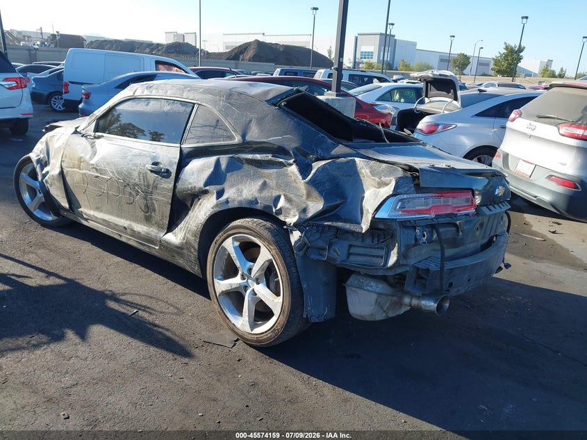 2015 Chevrolet Camaro VIN 2G1FJ1EWXF9238990 IAAI salvage auction — ROLLOVER, Salvage Title, sold $1,650 on 2026-08-02 (photo 3)