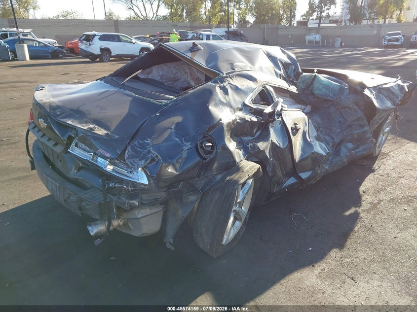 2015 Chevrolet Camaro VIN 2G1FJ1EWXF9238990 IAAI salvage auction — ROLLOVER, Salvage Title, sold $1,650 on 2026-08-02 (photo 4)