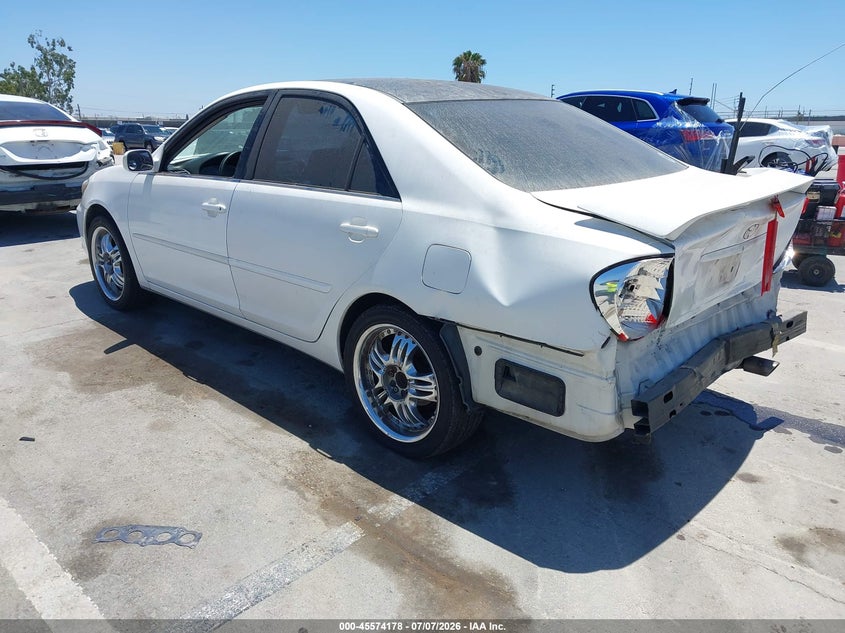 2002 Toyota Camry VIN JTDBE32K120037247 IAAI salvage auction — REAR END, Salvage (California), sold $400 on 2026-07-22 (photo 3)