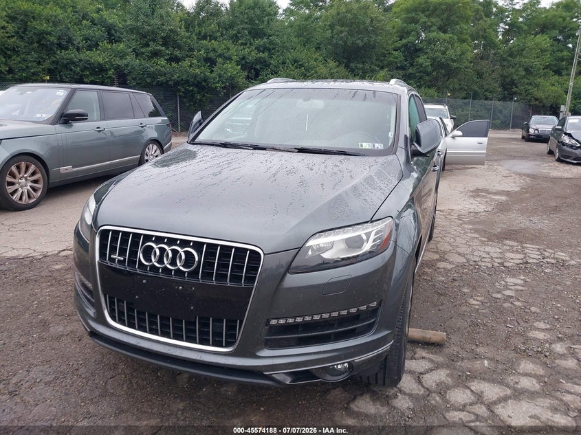 2015 Audi Q7 VIN WA1LGAFE2FD024622 IAAI salvage auction — NORMAL WEAR, Clear (Pennsylvania), sold $1,050 on 2026-07-17 (photo 2)