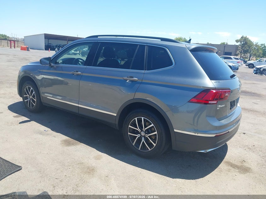 2021 Volkswagen Tiguan VIN 3VV3B7AX9MM058446 IAAI salvage auction — RIGHT FRONT, Salvage Title, sold $6,600 on 2026-08-10 (photo 3)
