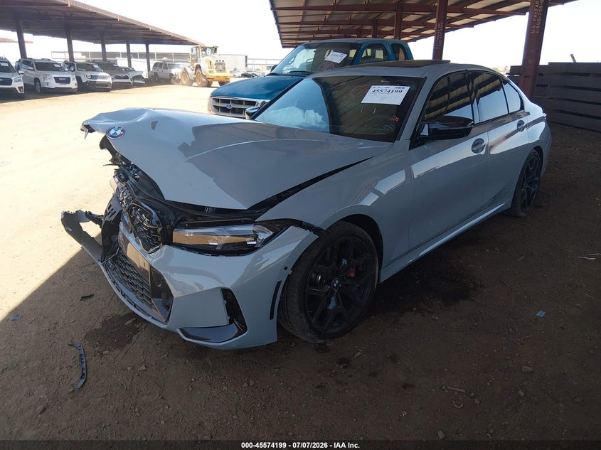2025 BMW 3er VIN 3MW59FT04S8F72320 IAAI salvage auction — FRONT END, Salvage Title, sold $16,200 on 2026-08-03 (photo 2)