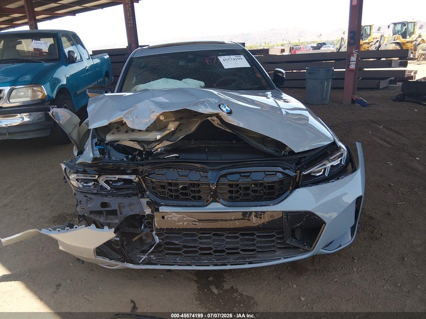 2025 BMW 3er VIN 3MW59FT04S8F72320 IAAI salvage auction — FRONT END, Salvage Title, sold $16,200 on 2026-08-03 (photo 6)
