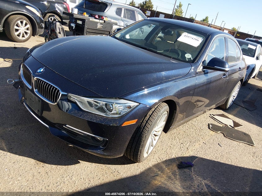 2014 BMW 3er VIN WBA3B3C5XEF545155 IAAI salvage auction — NORMAL WEAR, Clear (Colorado), sold $25 on 2026-07-21 (photo 2)