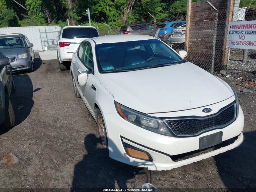 2014 Kia Optima VIN KNAGM4A71E5507891 IAAI salvage auction — NORMAL WEAR, Clear (Massachusetts), sold $425 on 2026-07-28 (photo 1)