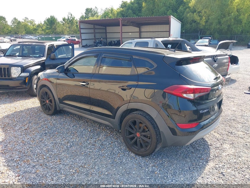 2017 Hyundai Tucson VIN KM8J33A28HU458964 IAAI salvage auction — NORMAL WEAR, Clear (Alabama), sold $3,100 on 2026-07-24 (photo 3)