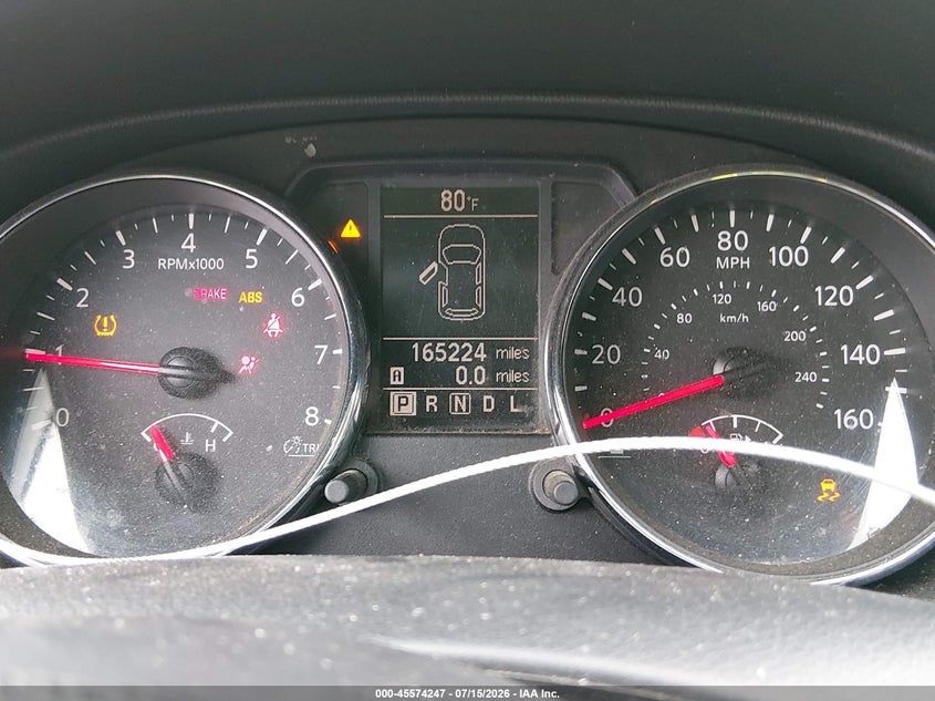 2012 Nissan Rogue VIN JN8AS5MT2CW268862 IAAI salvage auction — NORMAL WEAR, Original (Texas), sold $75 on 2026-07-27 (photo 7)