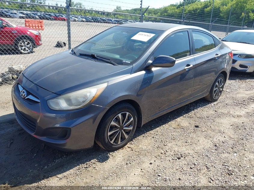 2013 Hyundai Accent VIN KMHCT4AE2DU323594 IAAI salvage auction — NORMAL WEAR, Clear (Florida), sold $475 on 2026-07-29 (photo 2)