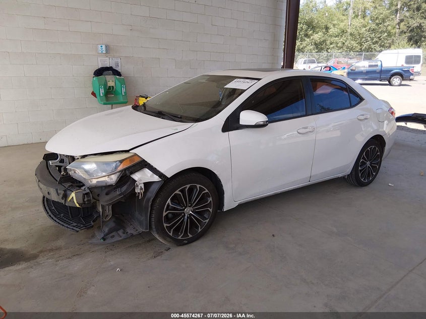 2014 Toyota Corolla VIN 5YFBURHE1EP141836 IAAI salvage auction — RIGHT FRONT, Bill Of Sale (Washington), sold $2,000 on 2026-07-29 (photo 2)