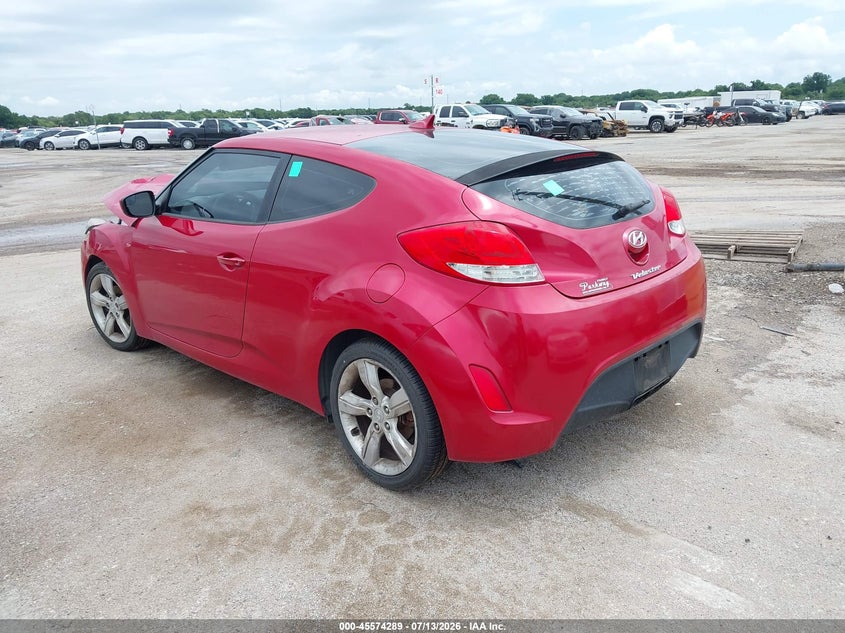 2015 Hyundai Veloster VIN KMHTC6AD4FU228203 IAAI salvage auction — NORMAL WEAR, Original (Texas), sold $500 on 2026-07-28 (photo 3)
