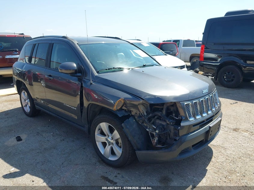 2016 Jeep Compass VIN 1C4NJDEB6GD631231 IAAI salvage auction — Unknown, Original (Texas), sold $1,100 on 2026-09-02 (photo 1)